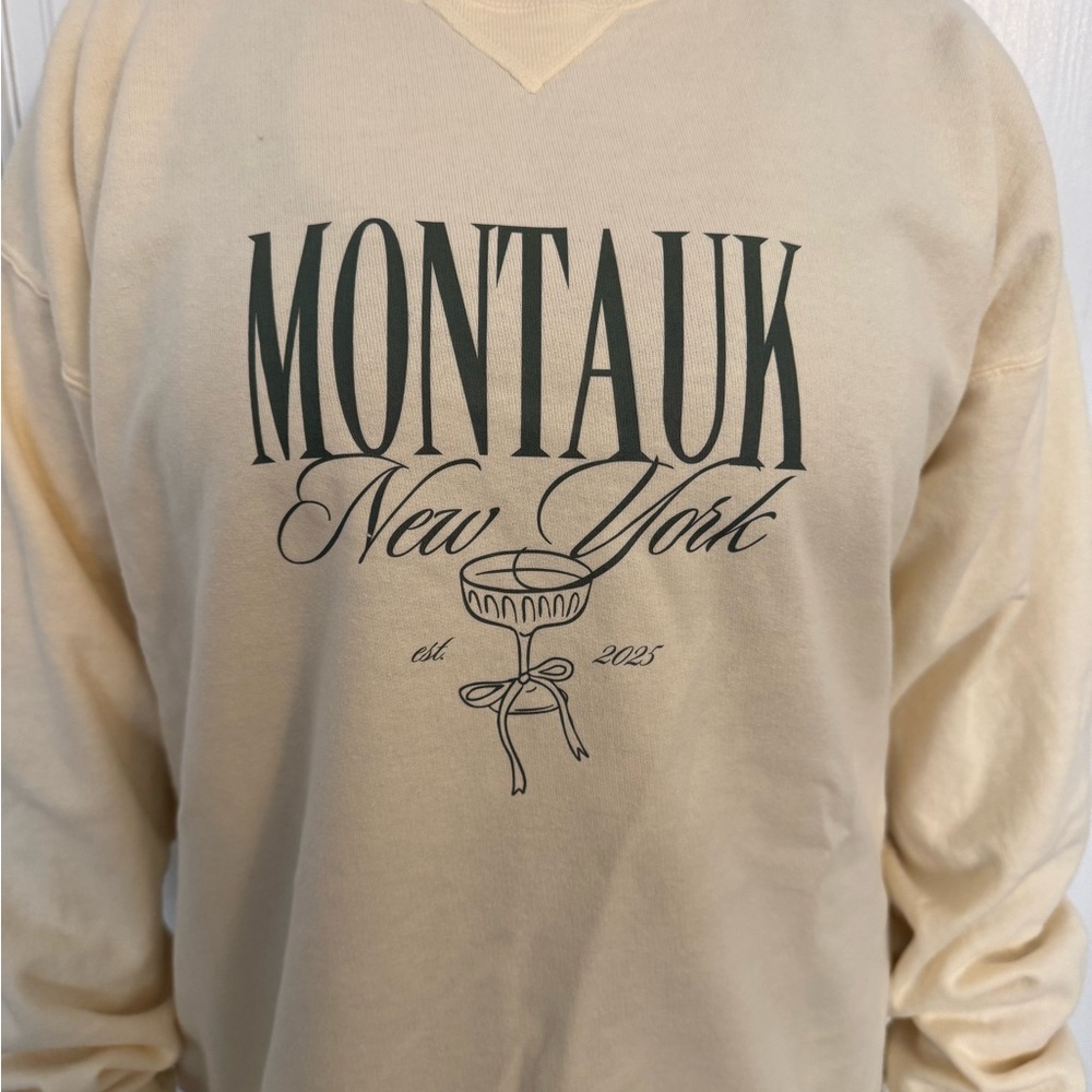 Hanes Cream Crew Neck Sweater